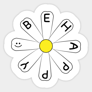 BE HAPPY Sticker